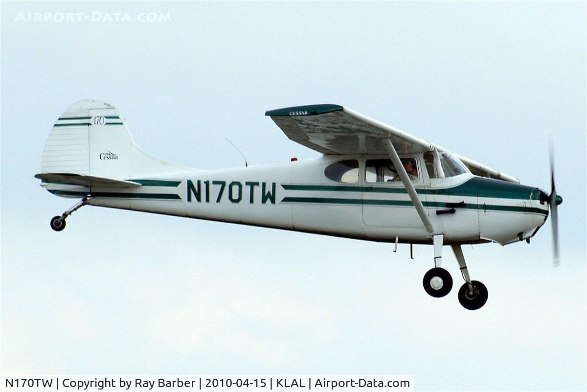 N170TW, 1951 Cessna 170A C/N 20197, About to land Sun & Fun 2010.