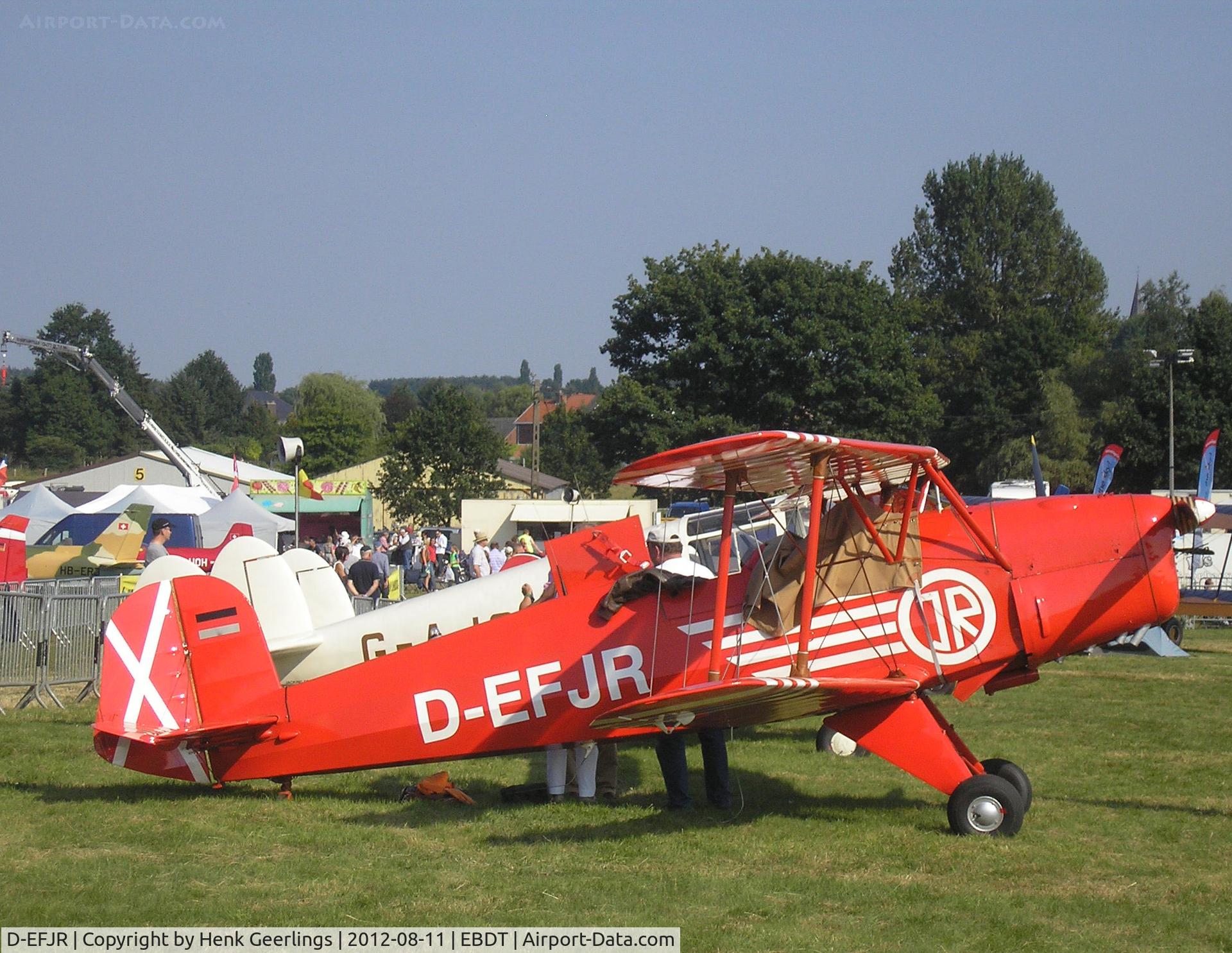 D-EFJR, 1954 CASA 1-131E Jungmann C/N 2072, Schaffen Diest Oldtimer Airshow