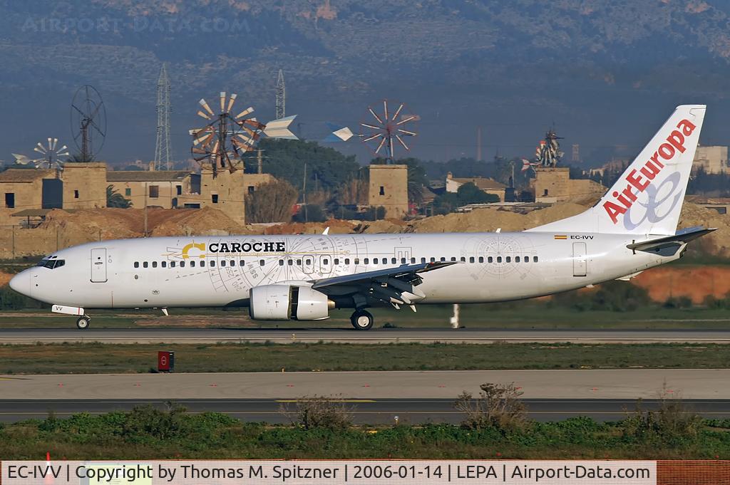EC-IVV, 2000 Boeing 737-883 C/N 28323, Air Europa EC-IVV wearing 