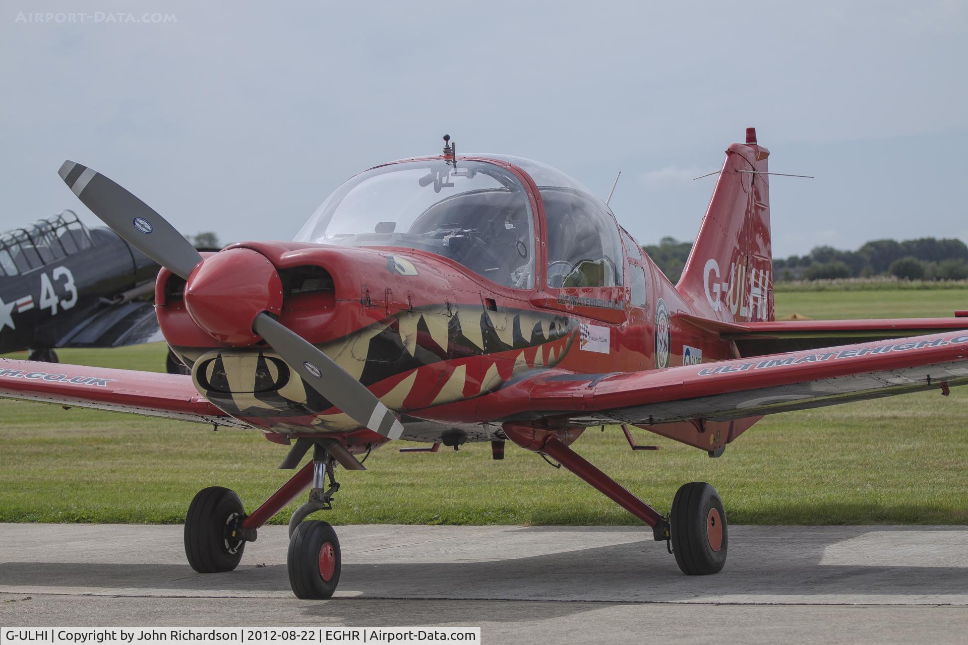 G-ULHI, 1972 Scottish Aviation Bulldog Series 100 Model 104 C/N BH100/148, Visiting Goodwood