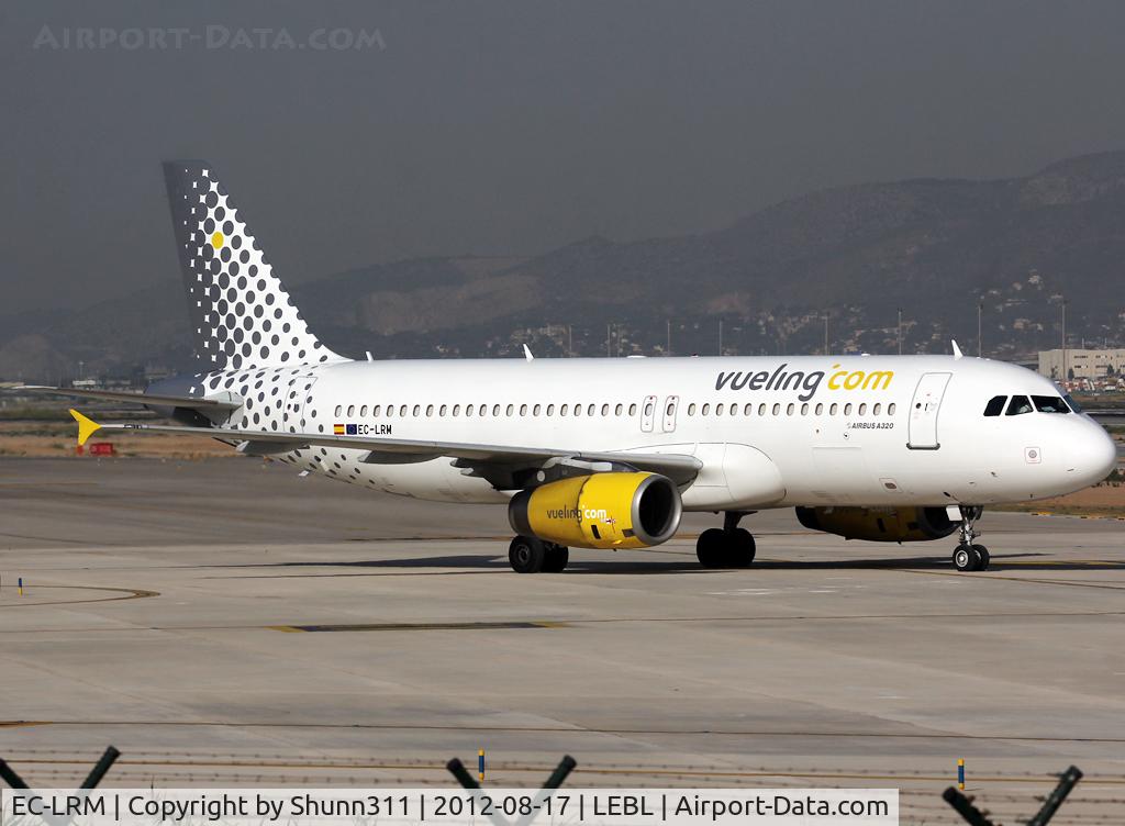EC-LRM, 2000 Airbus A320-232 C/N 1349, Made exercice at the end of the taxi of rwy 25R