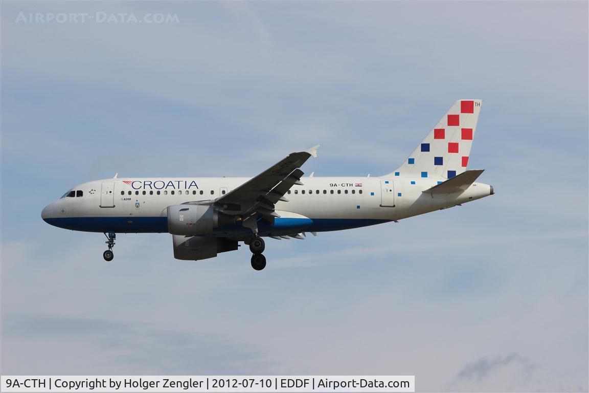 9A-CTH, 1998 Airbus A319-112 C/N 833, No. 2 of Croatian aircrafts within 10 minutes...
