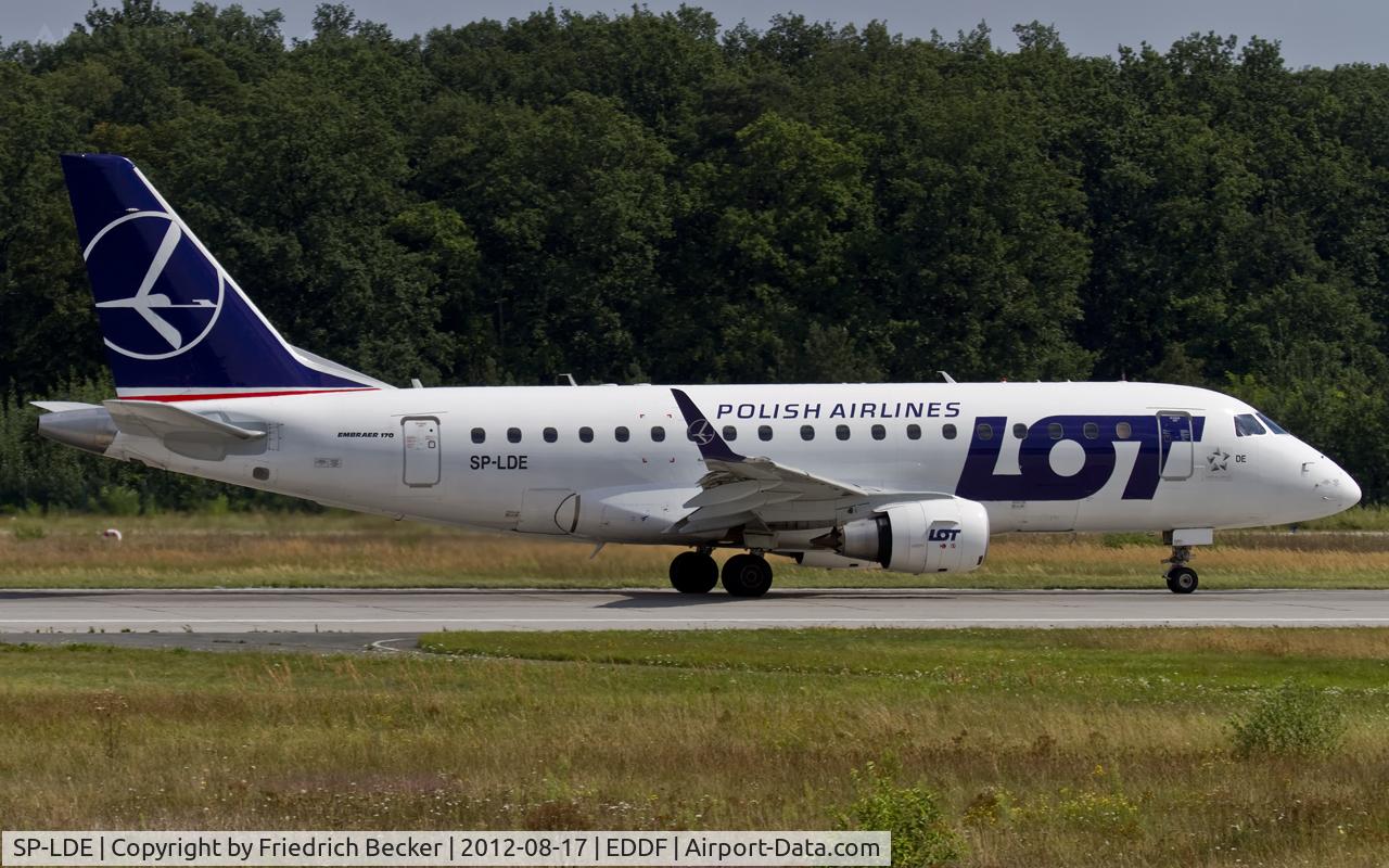SP-LDE, 2004 Embraer 170ST (ERJ-170-100ST) C/N 17000029, departure from Frankfurt