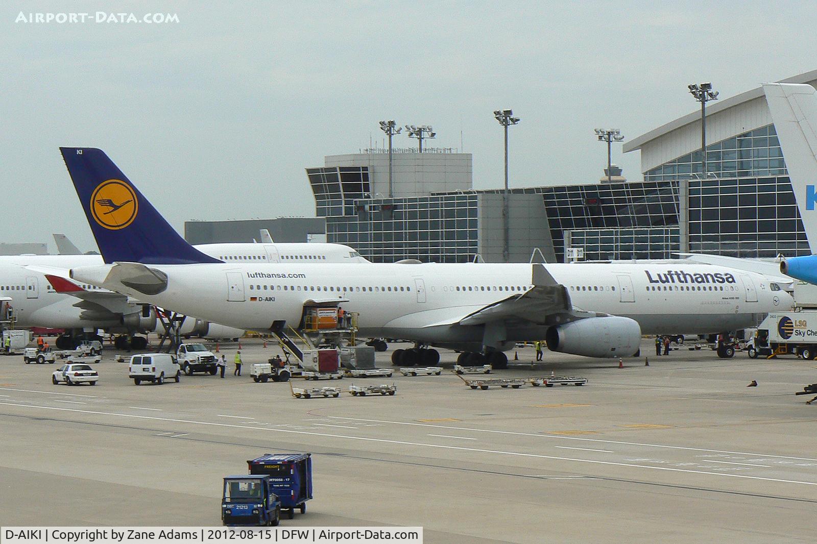D-AIKI, 2005 Airbus A330-343X C/N 687, At DFW Airport