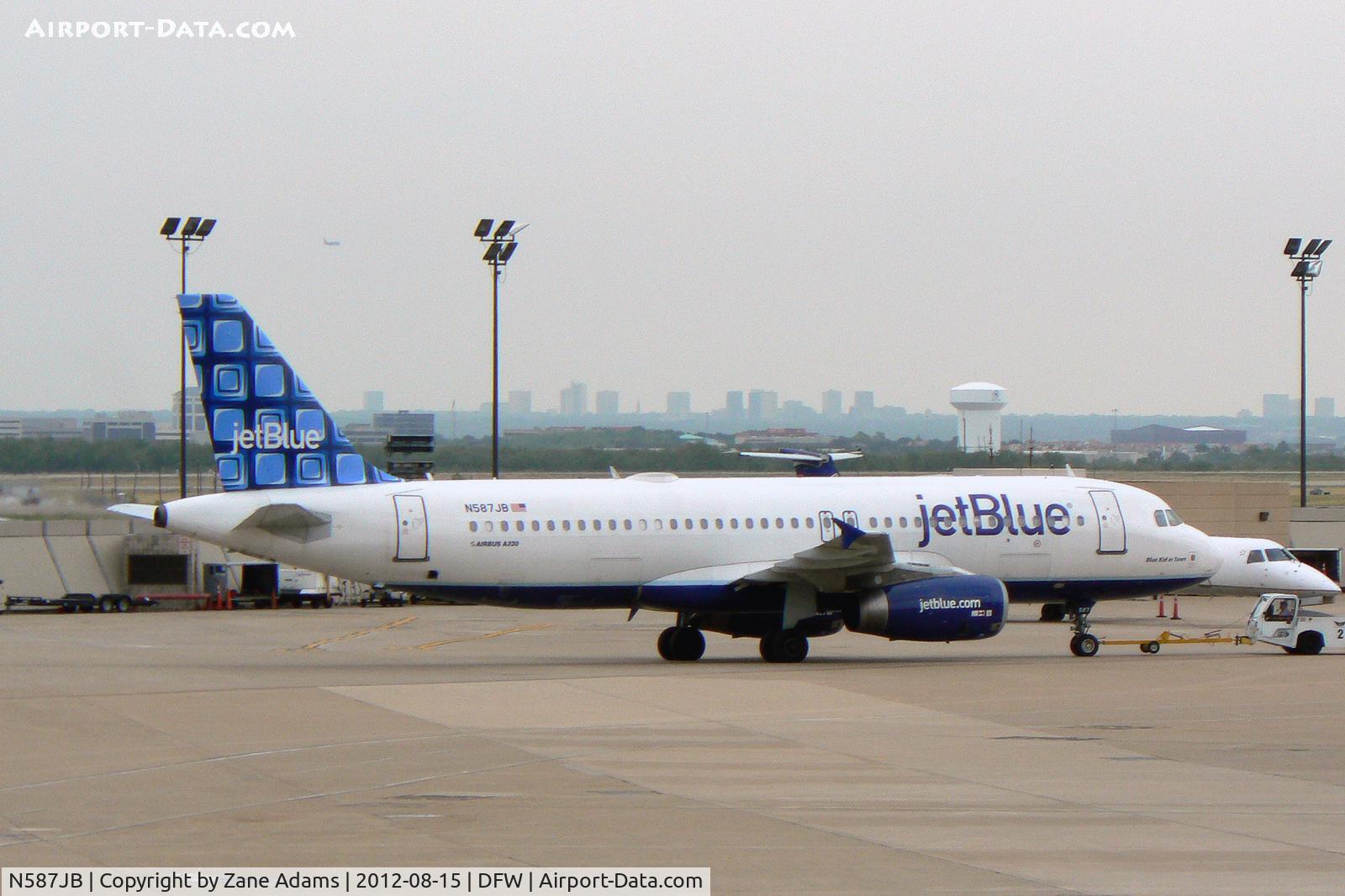 N587JB, 2004 Airbus A320-232 C/N 2177, Jet Blue at DFW Airport