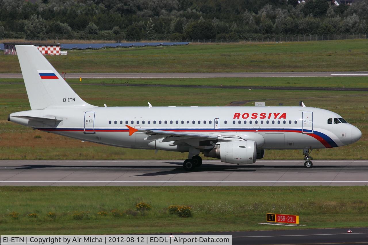 EI-ETN, 2002 Airbus A319-111 C/N 1654, Rossiya, Airbus A319-111, CN: 1654