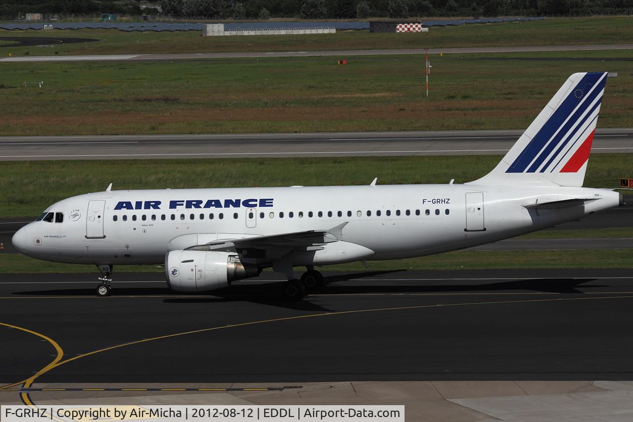 F-GRHZ, 2001 Airbus A319-111 C/N 1622, Air France, Airbus A319-111, CN: 1622