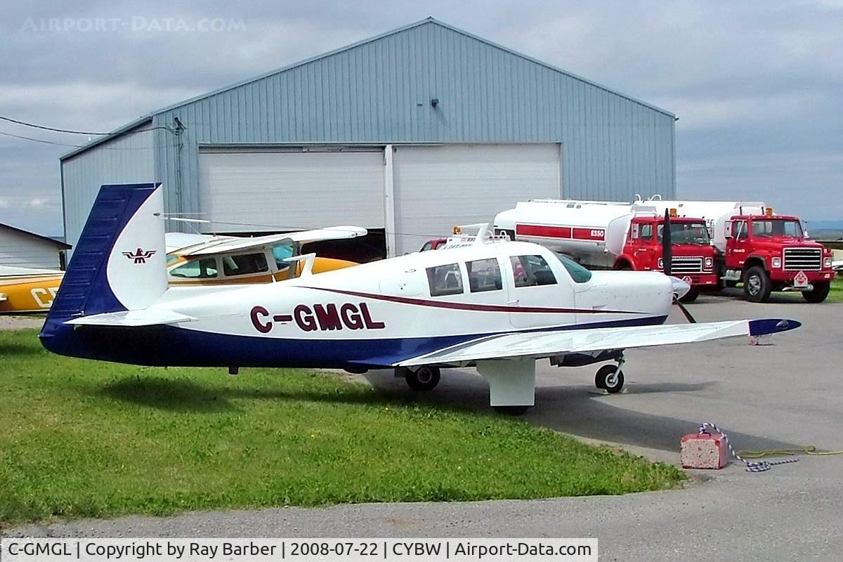 C-GMGL, 1969 Mooney M20F Executive C/N 700001, Mooney M.20F Executive [700001] Calgary-Springbank~C 22/07/2008. Seen here.