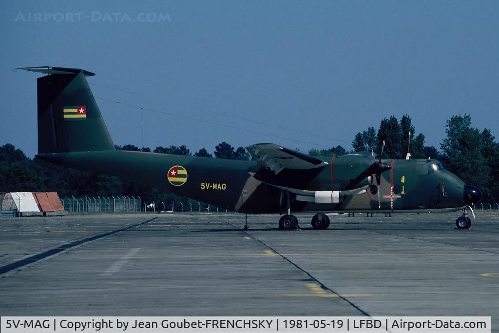 5V-MAG, 1976 De Havilland Canada DHC-5D Buffalo C/N 62, TOGO AIR FORCE