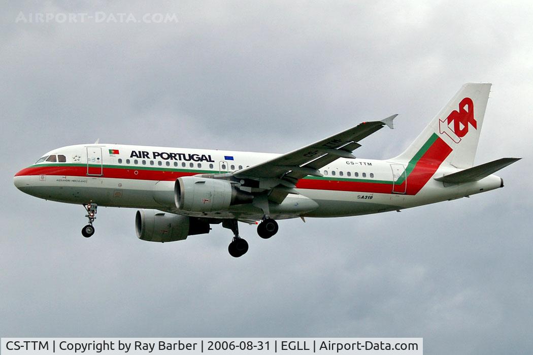 CS-TTM, 1999 Airbus A319-111 C/N 1106, Airbus A319-111 [1106] (TAP Air Portugal) Heathrow~G 31/08/2006.