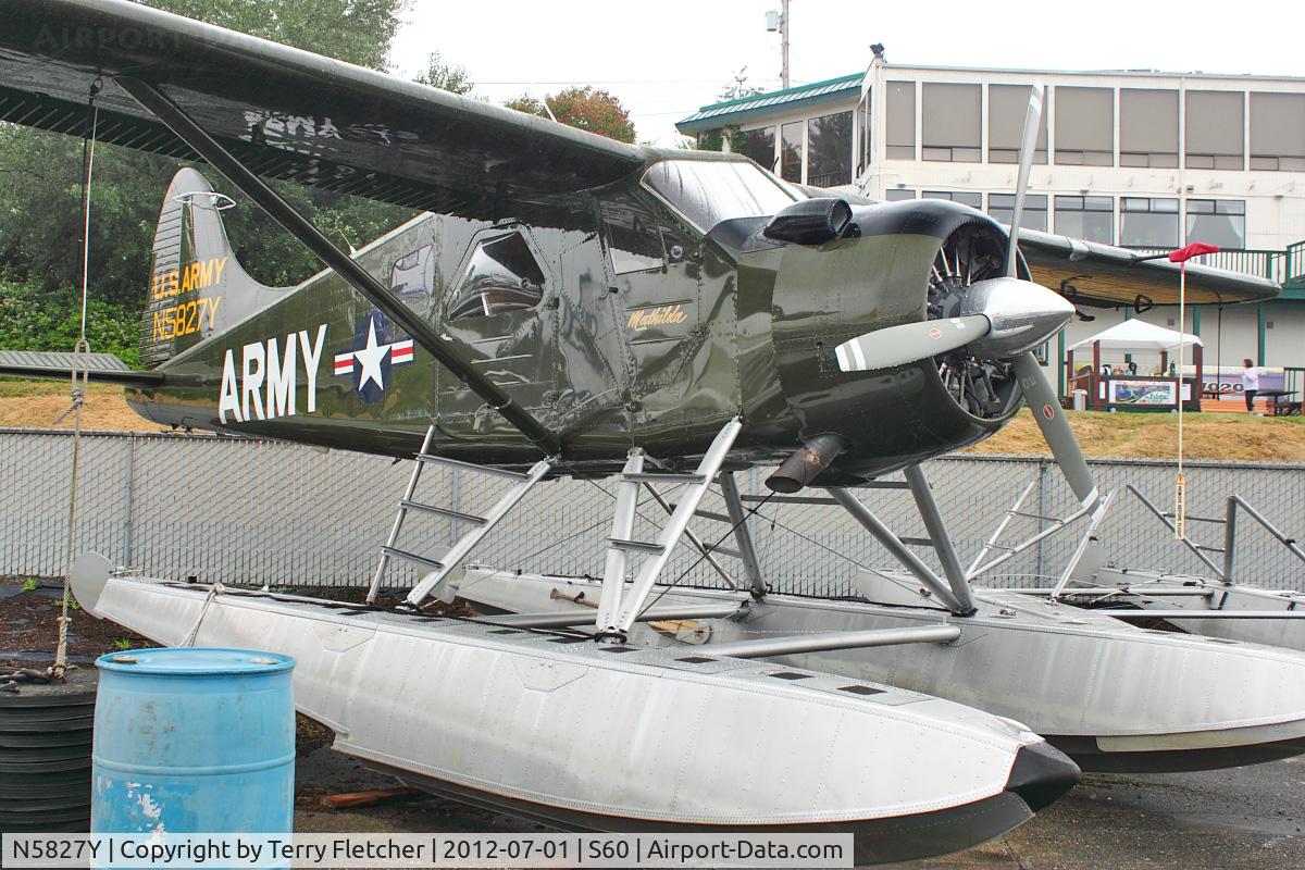 N5827Y, 1956 De Havilland Canada U-6A Beaver C/N 932, 1956 Dehavilland BEAVER DHC-2 MK.1, c/n: 932 ex USAF 55-0705