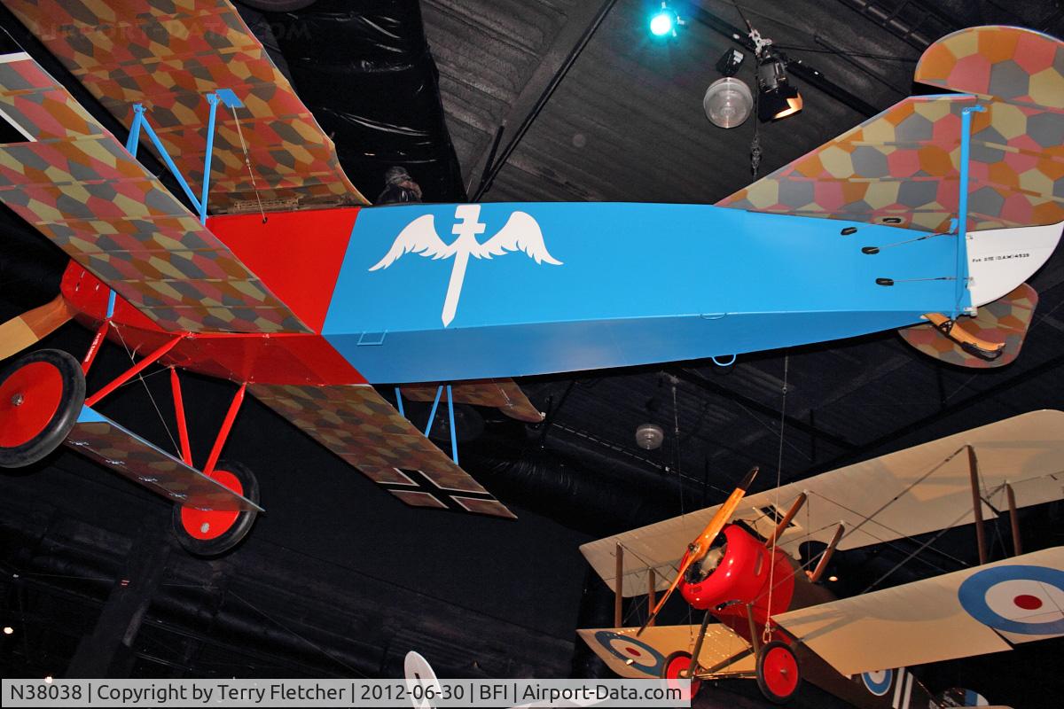 N38038, 1987 Fokker D-VII Replica C/N CFM002, 1987 Windward Aviation Inc FOKKER D VII, c/n: CFM002