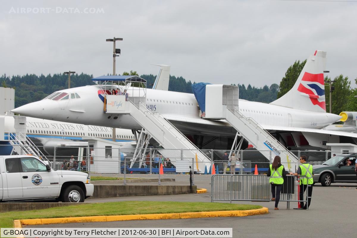G-BOAG, 1978 Aerospatiale-BAC Concorde 1-102 C/N 100-014, 1978 Aerospatiale-BAC Concorde 1-102, c/n: 100-014 at Museum of Flight