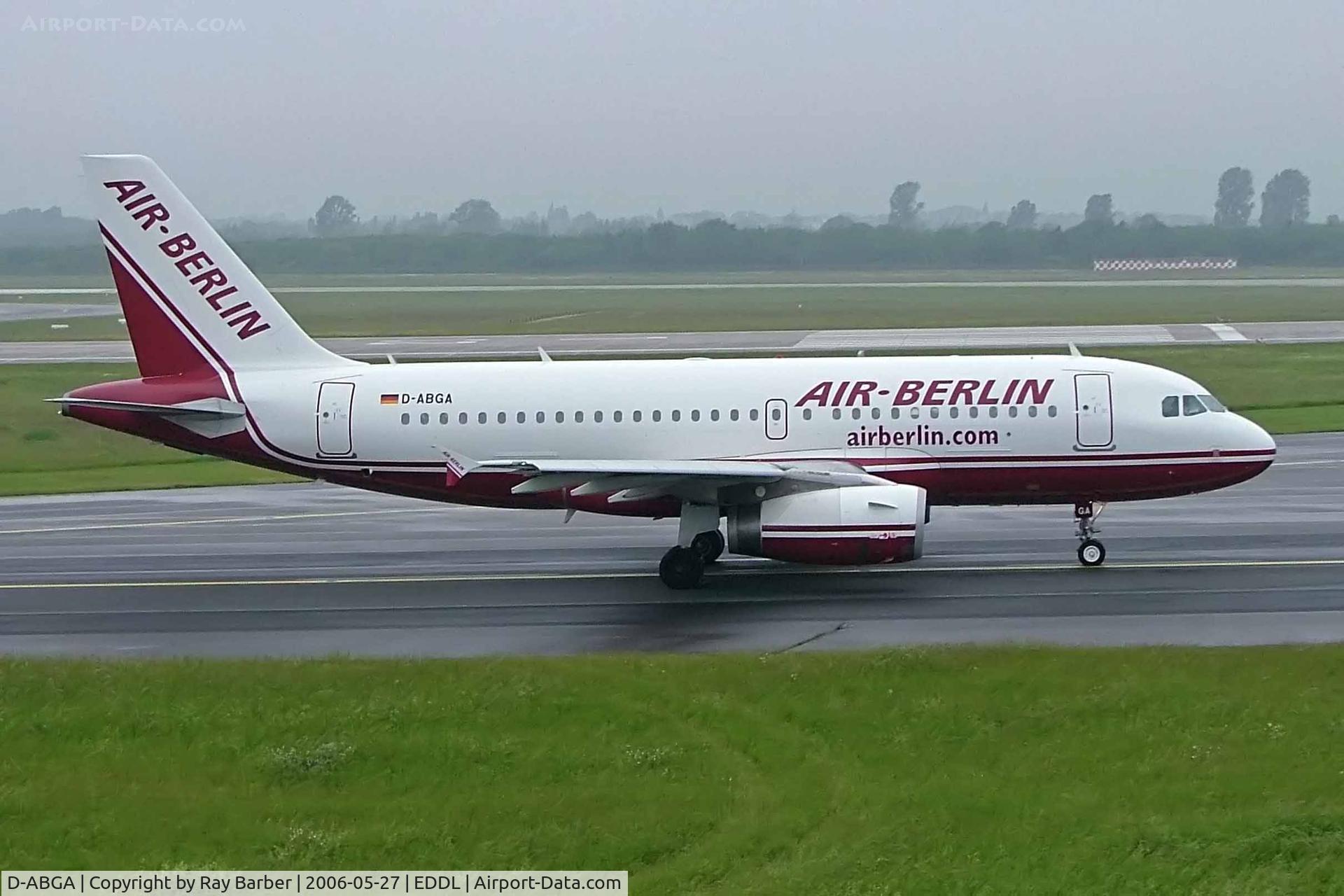 D-ABGA, 2005 Airbus A319-132 C/N 2383, Airbus A319-132 [2383] (Air Berlin) Dusseldorf~D  27/05/2006