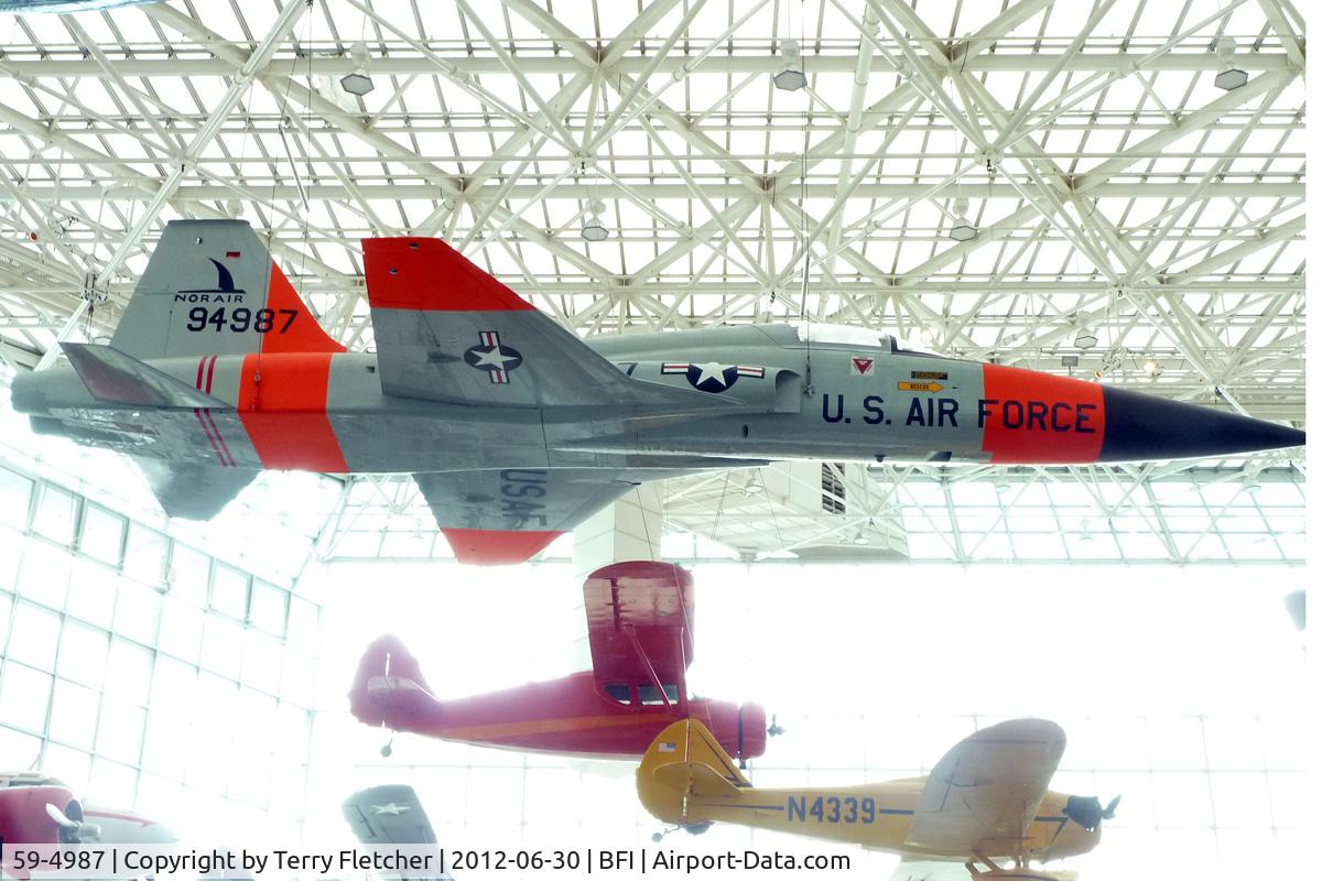 59-4987, 1963 Northrop YF-5A-NO Freedom Fighter C/N N.6001, 1963 Northrop YF-5A-NO Freedom Fighter, c/n: N.6001 in Museum of Flight