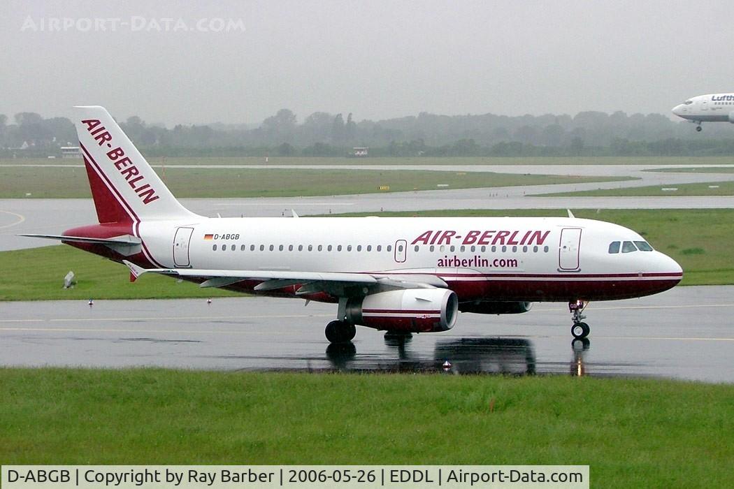 D-ABGB, 2005 Airbus A319-132 C/N 2467, Airbus A319-132 [2467] (Air Berlin) Dusseldorf~D  26/05/2006