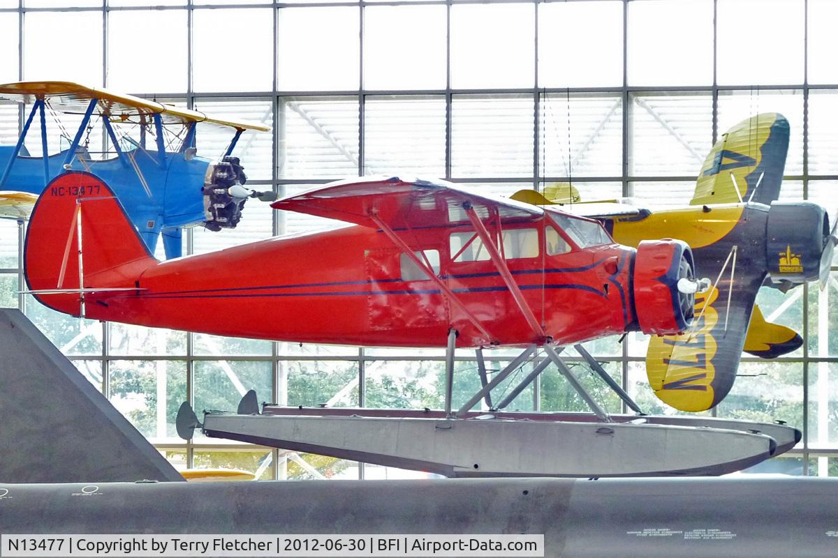N13477, 1933 Stinson JR. SR C/N 8732, 1933 Stinson JR. SR, c/n: 8732 at Museum of Flight