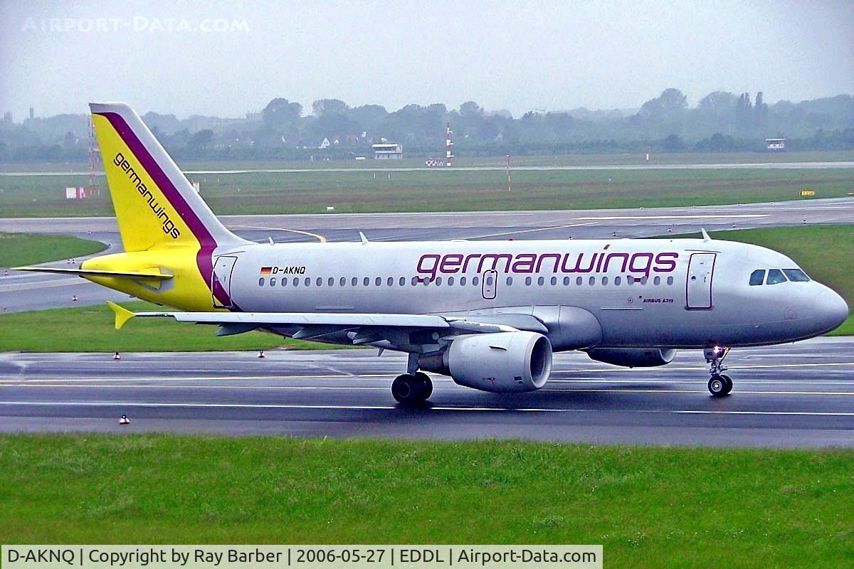 D-AKNQ, 2000 Airbus A319-112 C/N 1170, Airbus A319-112 [1170] (Germanwings) Dusseldorf~D 27/05/2006