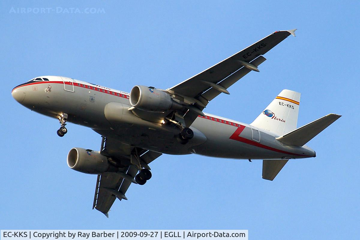 EC-KKS, 2007 Airbus A319-111 C/N 3320, Airbus A319-111 [3320] (Iberia) Home~G 27/09/2009