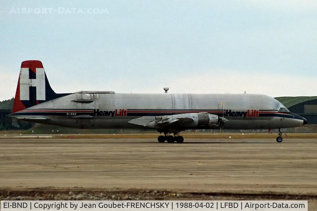 EI-BND, 1969 Canadair CL-44-0 Skymonster C/N 16, HEAVY LIFT