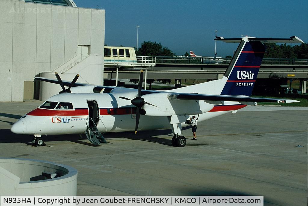 N935HA, De Havilland Canada DHC-8-102 Dash 8 C/N 142, US AIR EXPRESS
