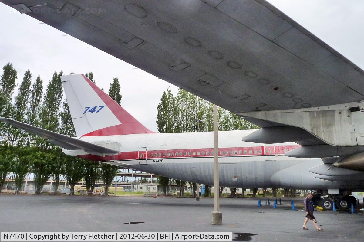 N7470, 1969 Boeing 747-121 C/N 20235, 1969 Boeing 747-121, c/n: 20235 at Museum of Flight