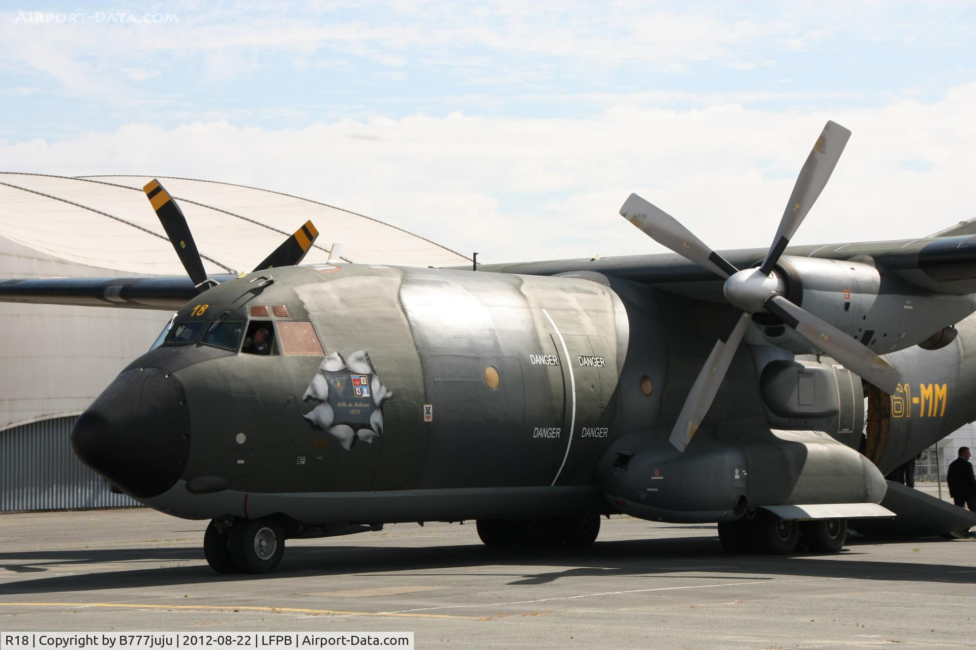 R18, Transall C-160R C/N 18, on delivry at Musée de l'air de de l'Espace du Bpurget