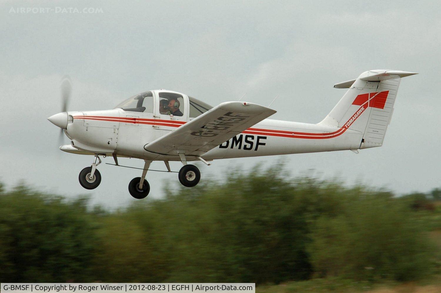 G-BMSF, 1978 Piper PA-38-112 Tomahawk Tomahawk C/N 38-78A0524, One of Cambrian Flying Club's Tomahawks based at Swansea Airport.