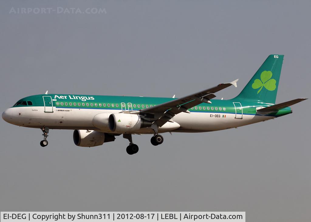 EI-DEG, 2004 Airbus A320-214 C/N 2272, Landing rwy 25R
