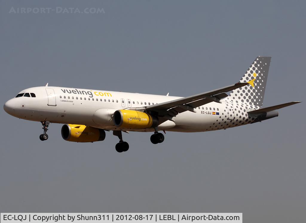 EC-LQJ, 2003 Airbus A320-232 C/N 1979, Landing rwy 25R