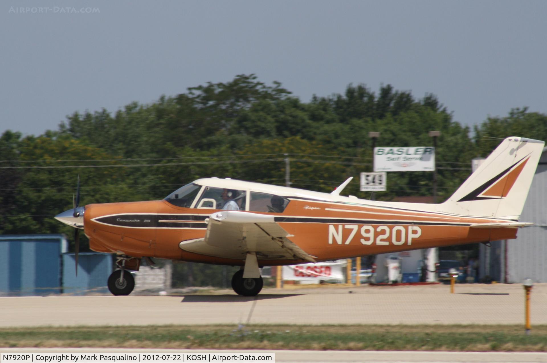 N7920P, 1962 Piper PA-24-250 Comanche C/N 24-3152, Piper PA-24-250
