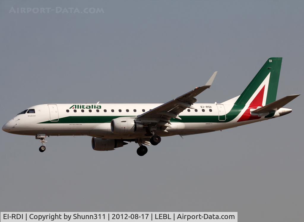 EI-RDI, 2012 Embraer 175LR (ERJ-170-200LR) C/N 17000340, Landing rwy 25R