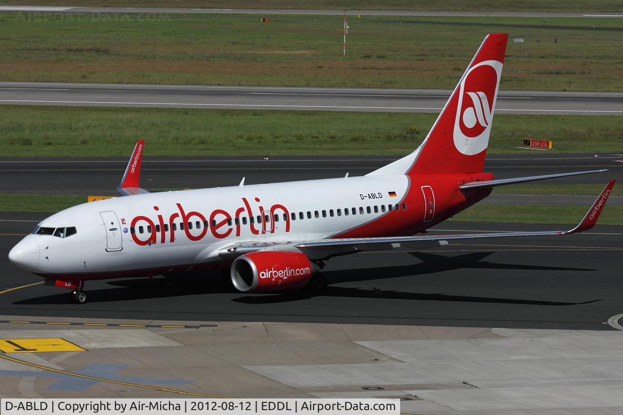 D-ABLD, 2008 Boeing 737-76J C/N 36117, Air Berlin, Boeing 737-76J (WL), CN: 36117/2776