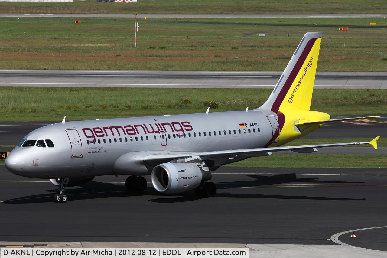 D-AKNL, 1999 Airbus A319-112 C/N 1084, Germanwings, Airbus A319-112, CN: 1084