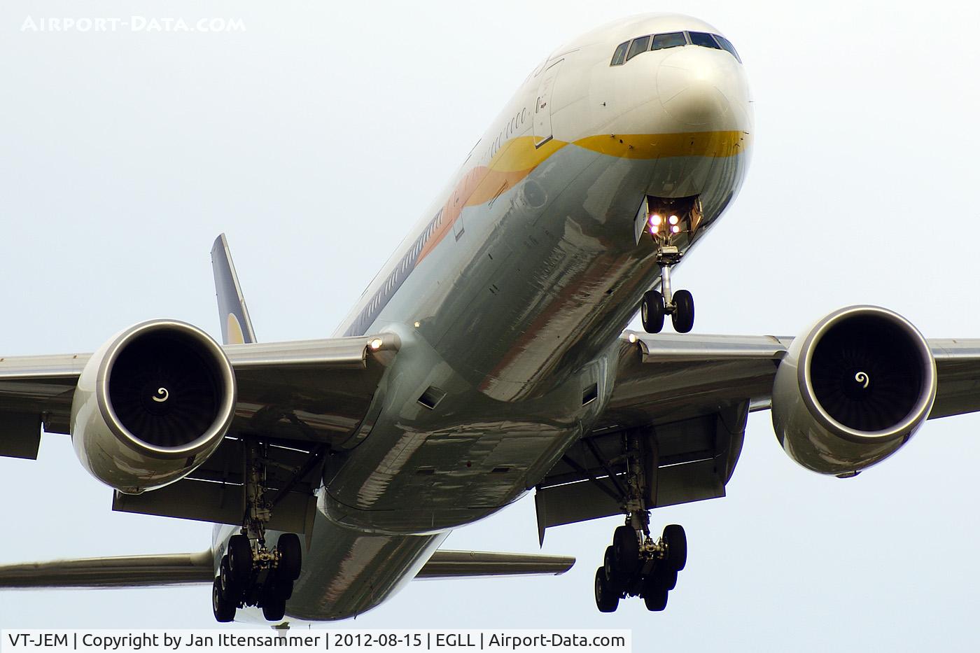 VT-JEM, 2007 Boeing 777-35R/ER C/N 35162, VT-JEM @ EGLL