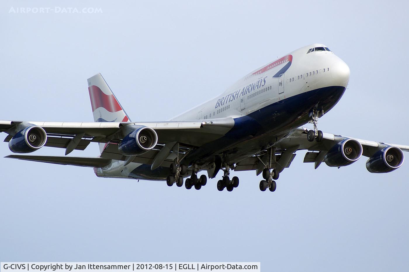 G-CIVS, 1998 Boeing 747-436 C/N 28851, G-CIVS @ EGLL