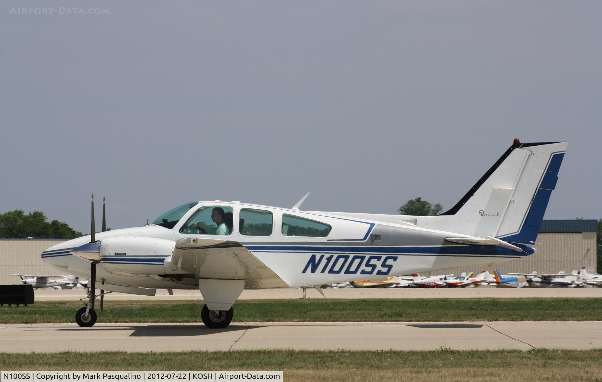 N100SS, 1975 Beech 95-B55 (T42A) Baron C/N TC-1884, Beech B55