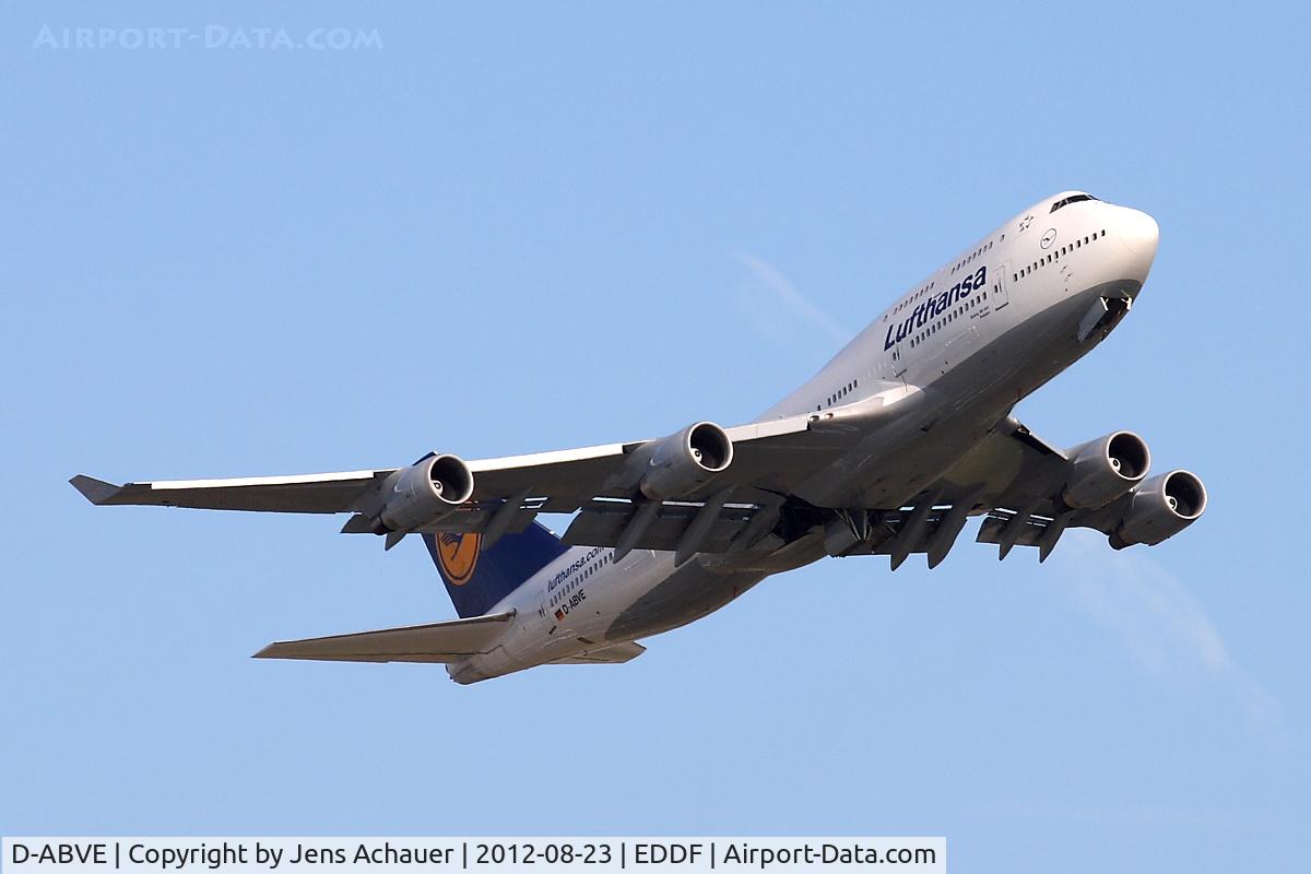 D-ABVE, 1990 Boeing 747-430 C/N 24741, Take off to JFK