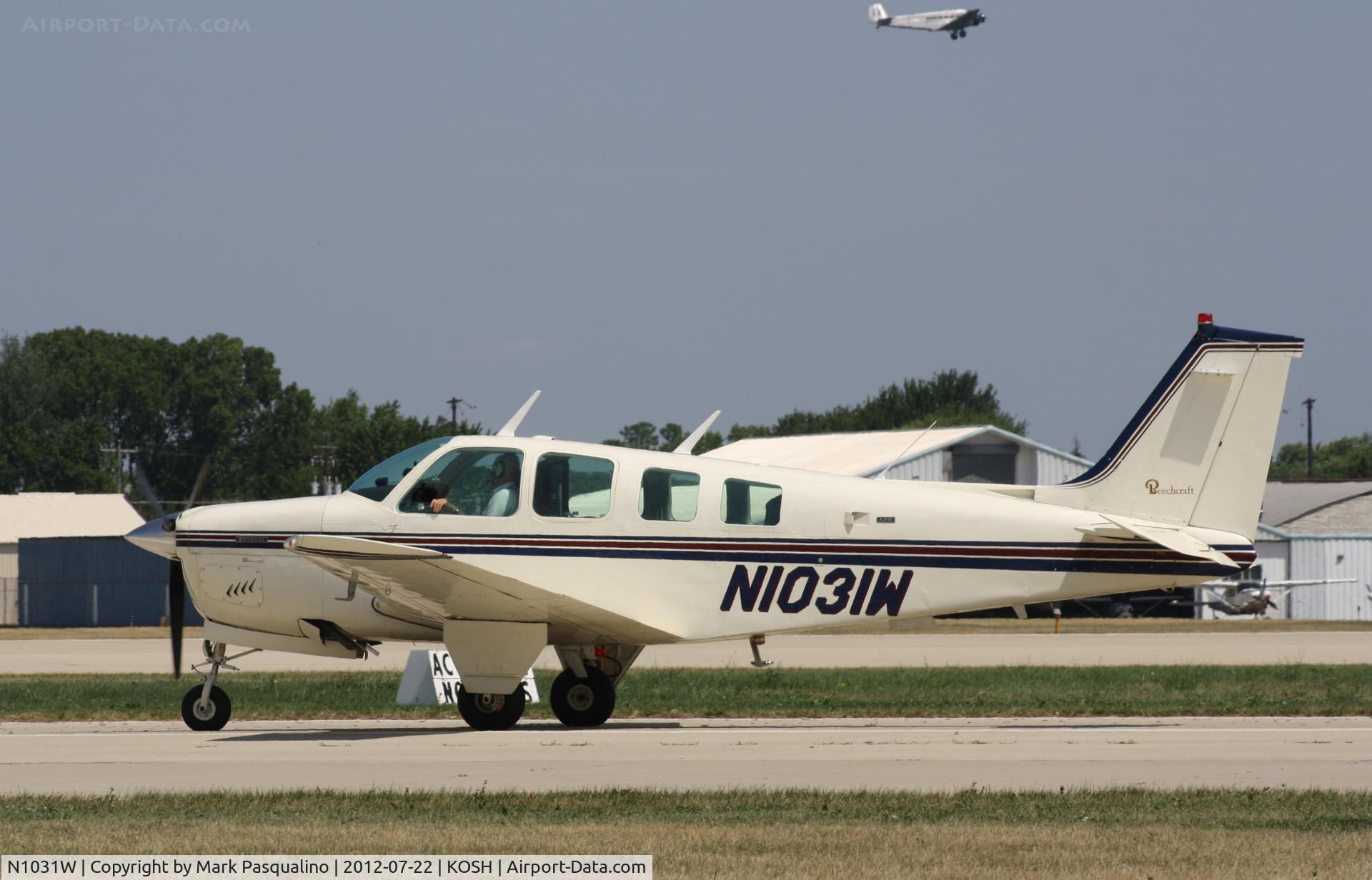 N1031W, 1973 Beech A36 Bonanza 36 C/N E-403, Beech A36