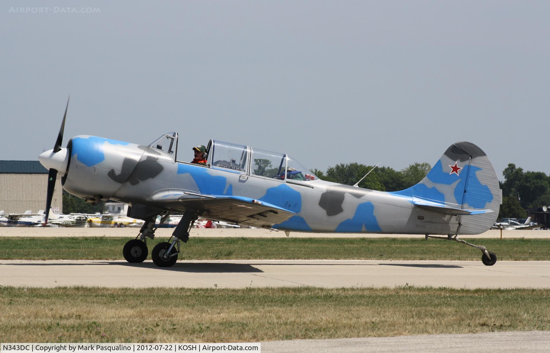 N343DC, 2004 Yakovlev (Aerostar) Yak-52TW C/N 0412508, YAK-52TW