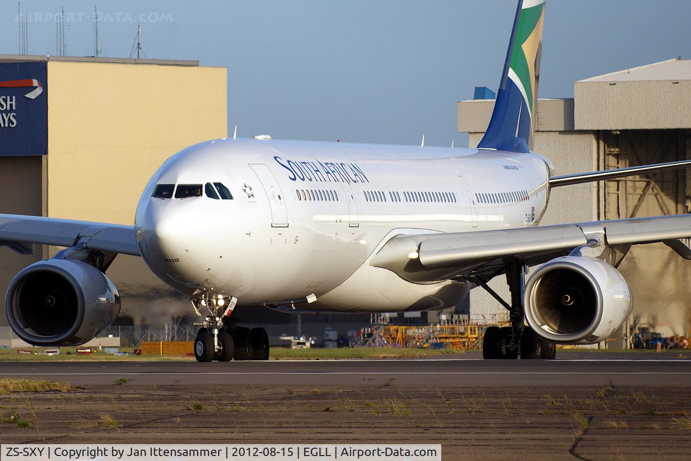 ZS-SXY, 2011 Airbus A330-243 C/N 1210, zs-sxy @ egll