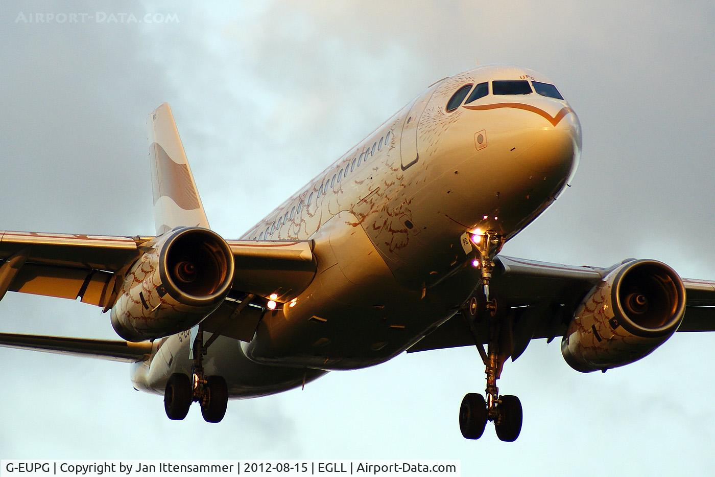 G-EUPG, 2000 Airbus A319-131 C/N 1222, G-EUPG @ EGLL