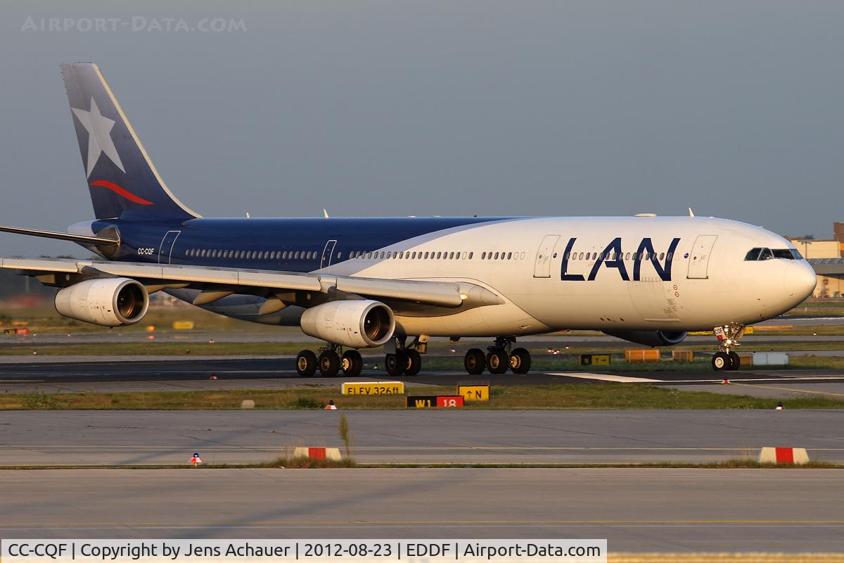 CC-CQF, 2001 Airbus A340-313X C/N 442, Line up