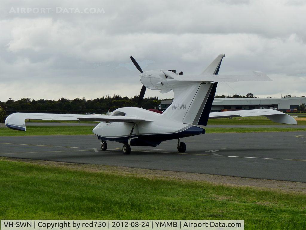 VH-SWN, 2000 Seawind 3000 C/N 038, Another angle on the Seawind at Moorabbin