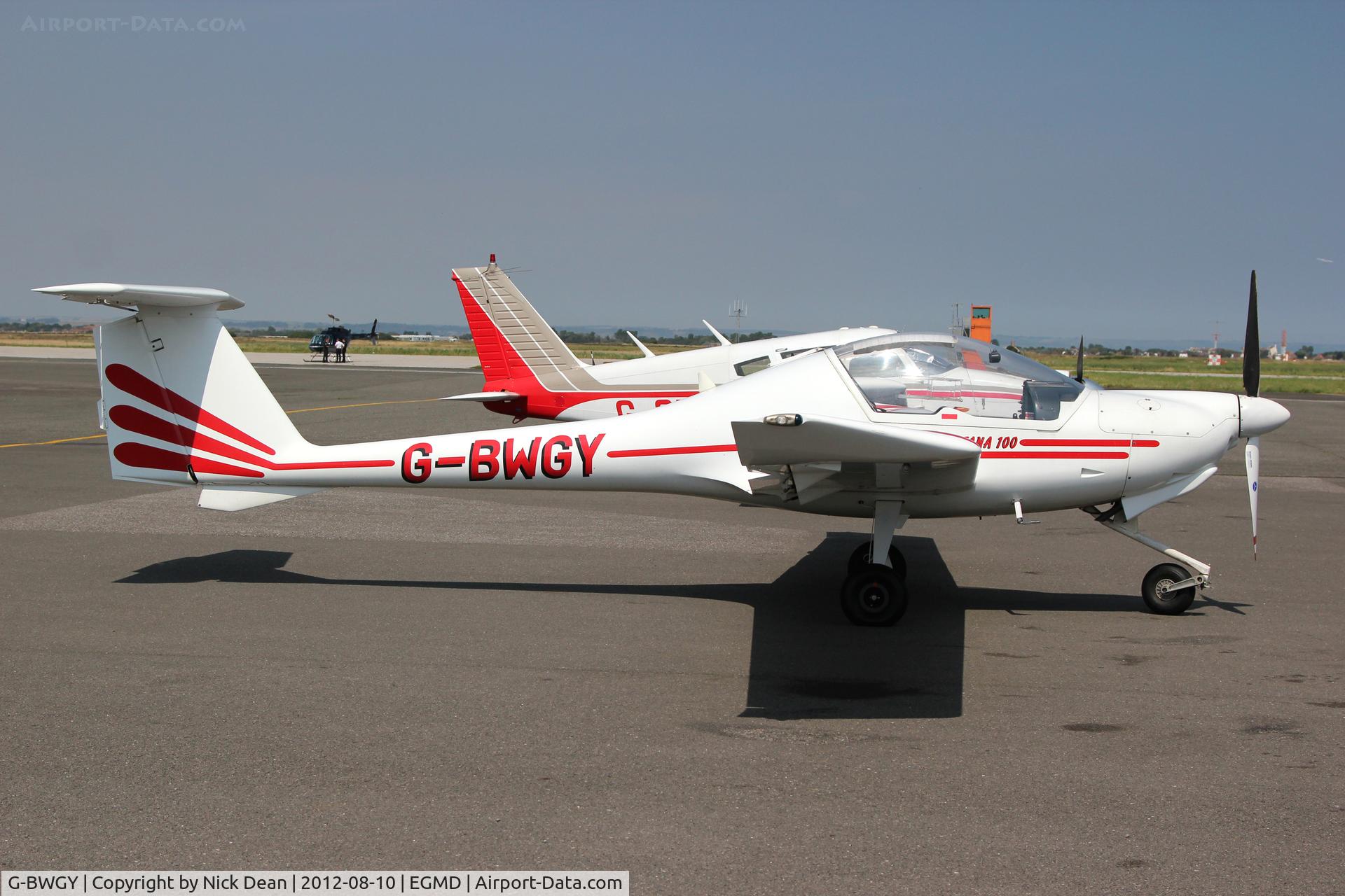 G-BWGY, 1995 HOAC DV-20 Katana C/N 20134, EGMD/LYX