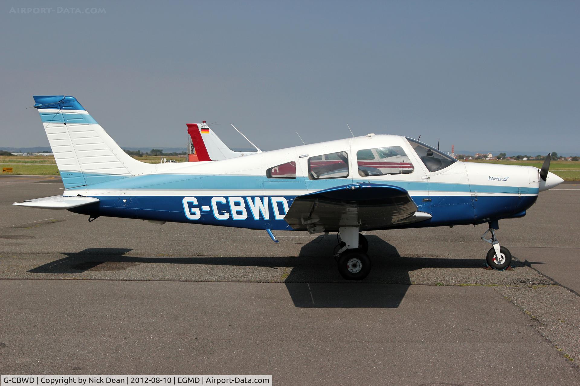G-CBWD, 2002 Piper PA-28-161 Cherokee Warrior III C/N 2842160, EGMD/LYX