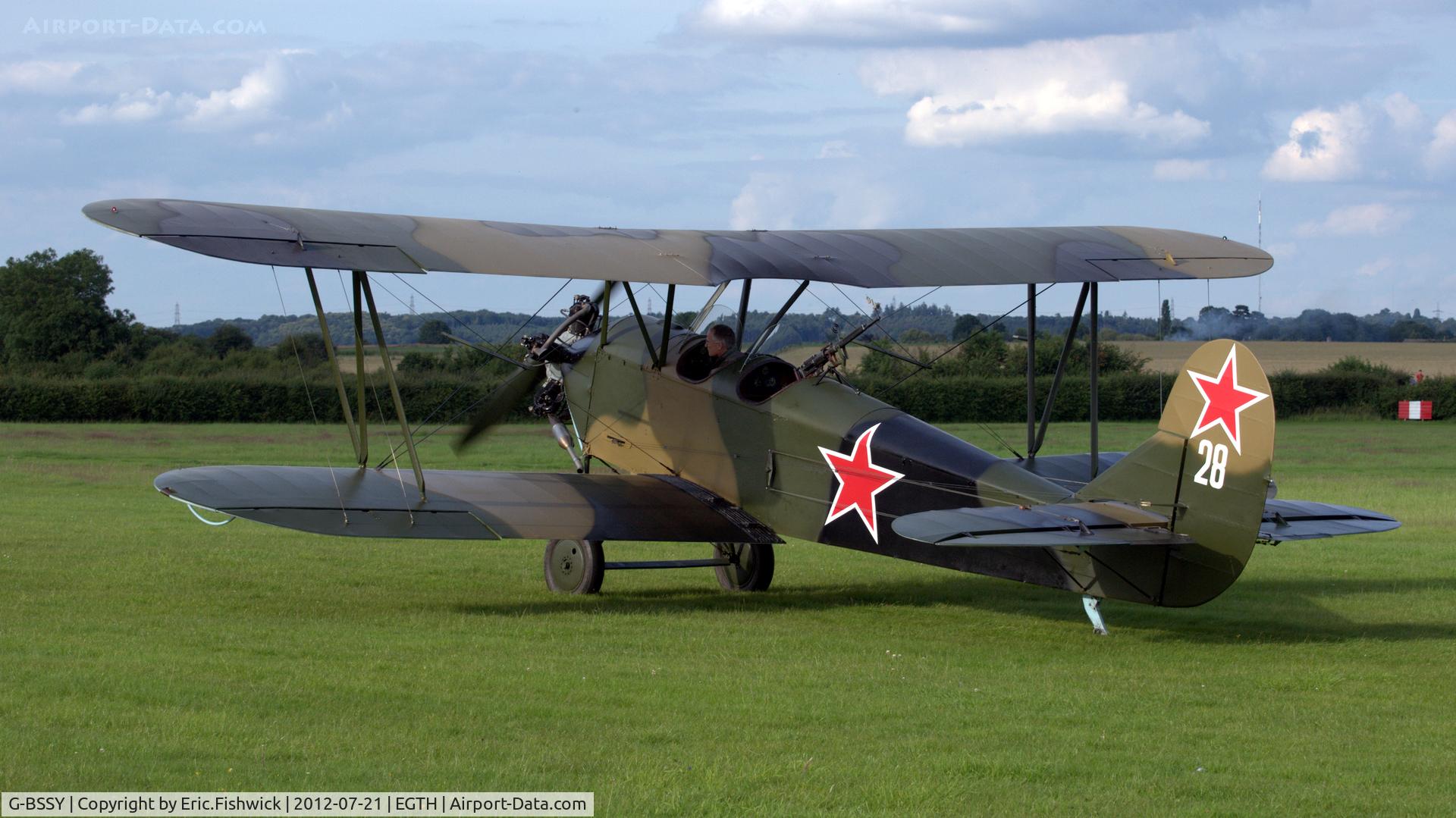 G-BSSY, 1944 Polikarpov Po-2 C/N 0094, 1. G-BSSY at Shuttleworth Sunset Air Display, July 2012