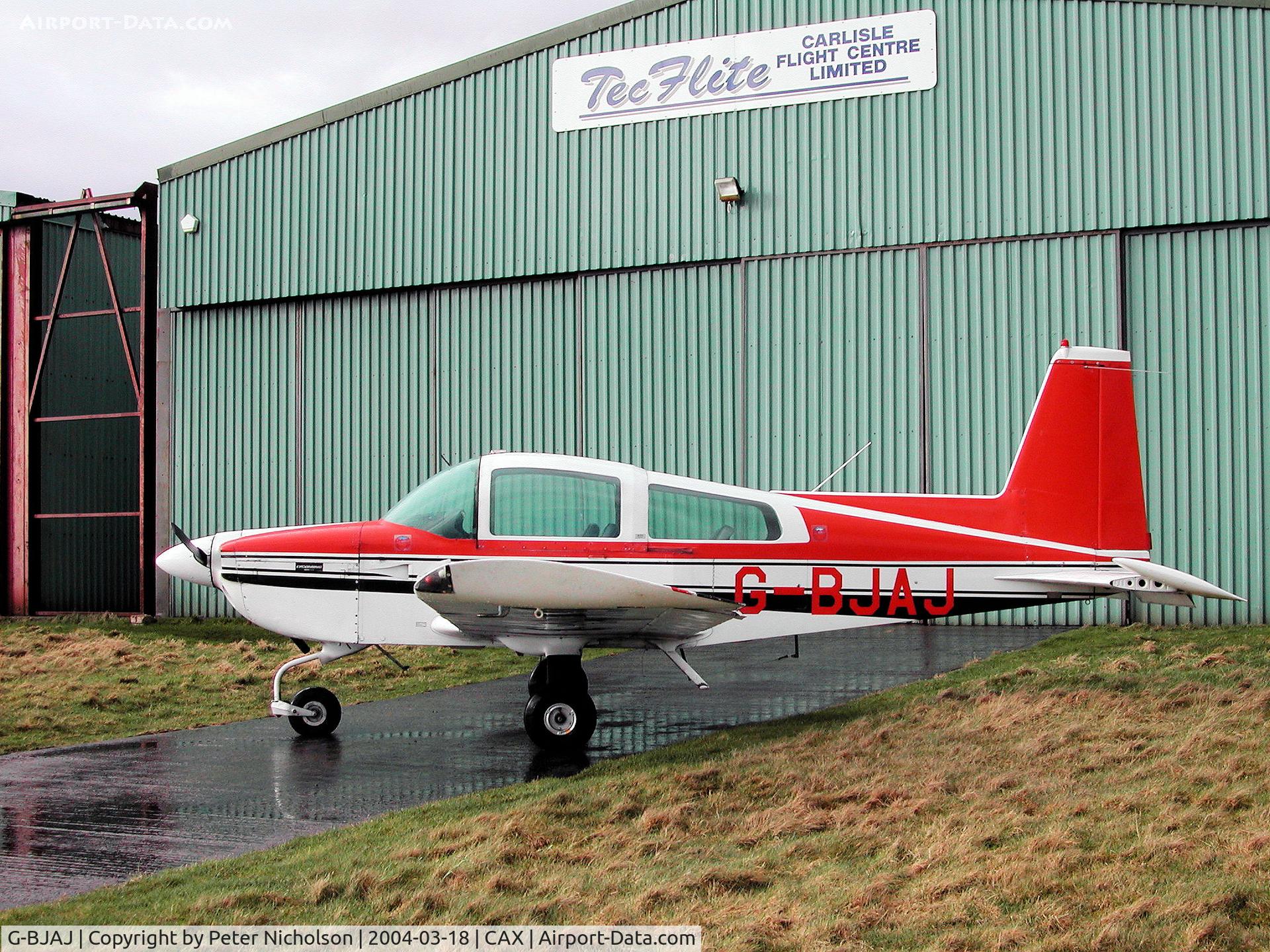 G-BJAJ, 1979 Gulfstream American AA-5B Tiger C/N AA5B-1177, AA-5B Tiger resident at Carlisle in the Spring of 2004.