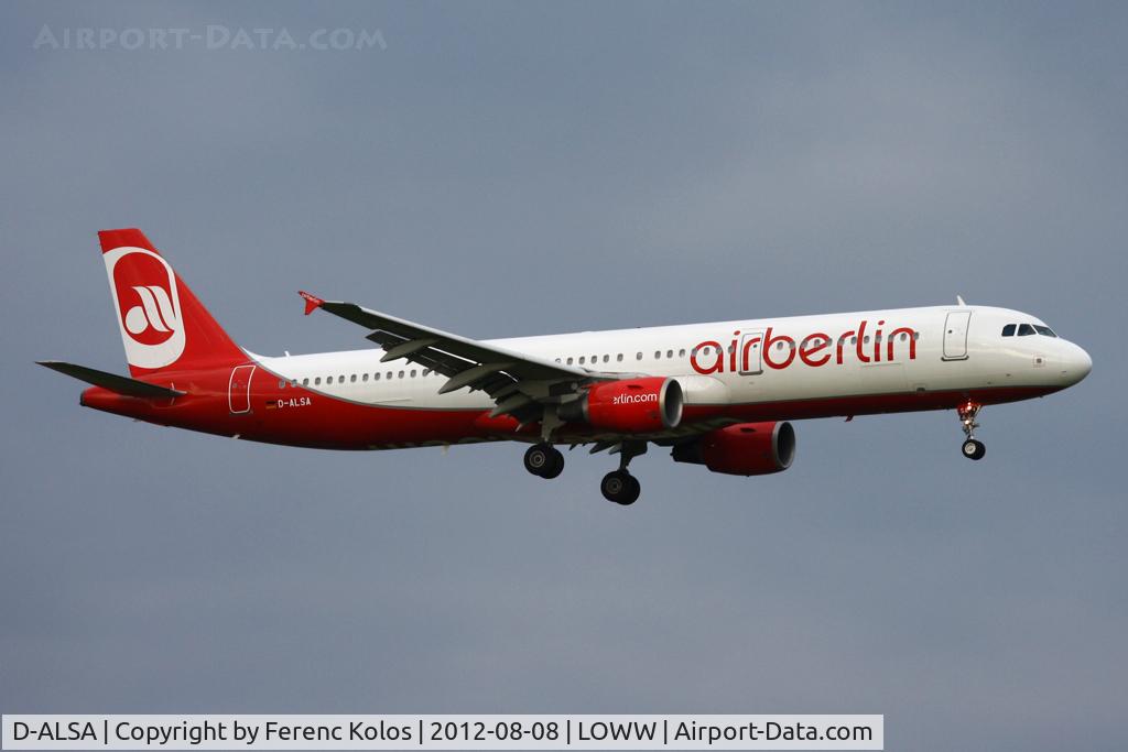 D-ALSA, 2001 Airbus A321-211 C/N 1629, lWien
