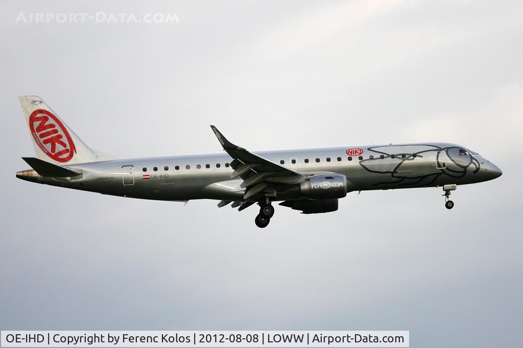 OE-IHD, 2010 Embraer E190 (ERJ-190-100) C/N 19000354, lWien